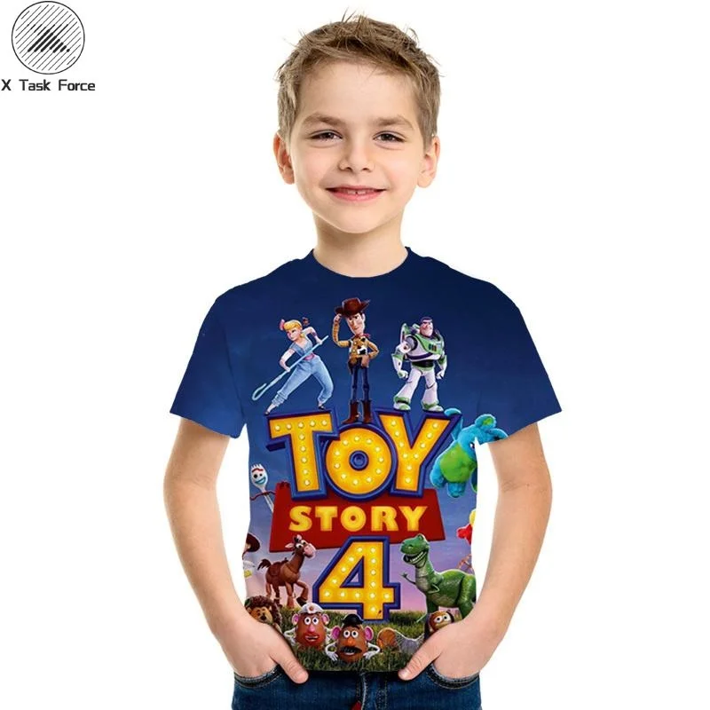 3D анимированная игрушка Фотоаппарат история 4 детская одежда с героями