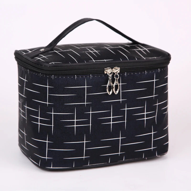 Женская косметичка с фламинго Большая вместительная Водонепроницаемая дорожная