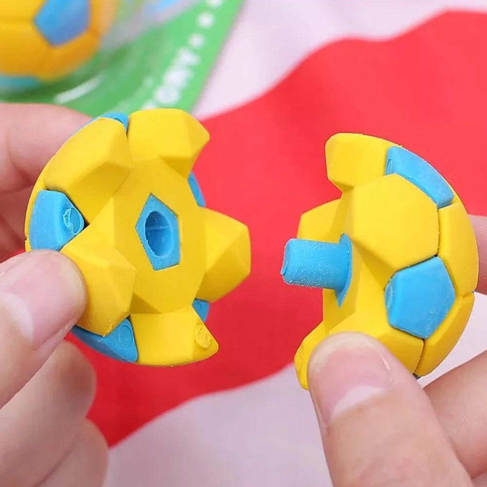 3 предмета в комплекте школьные принадлежности ластик &quotФутбол&quot Чемпионат