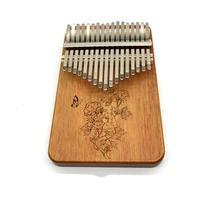 good quality hot sale kalimba musical instrument portable 17 keys acacia thumb piano tune hammer kalimba mbira keyboard