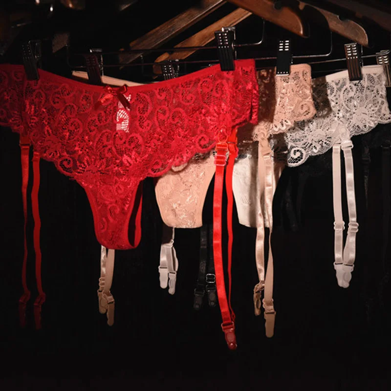 Сексуальная женская свадебная подвязка размера плюс полый Пояс для чулок