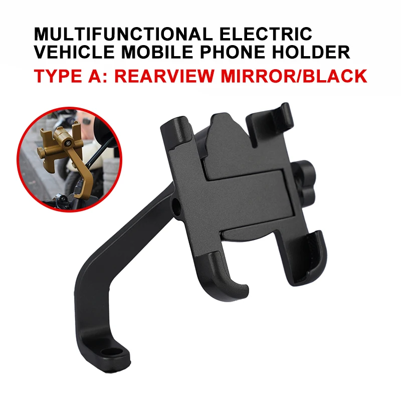 

Bike Phone Holder Aluminum Alloy Universal Motorcycle Bicycle Phone Holder Handlebar Stand Mount Bracket For iPhone For Samsung