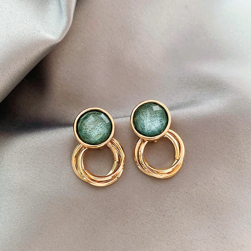 Простые серьги гвоздики в холодном стиле 2021 новые модные высококачественные