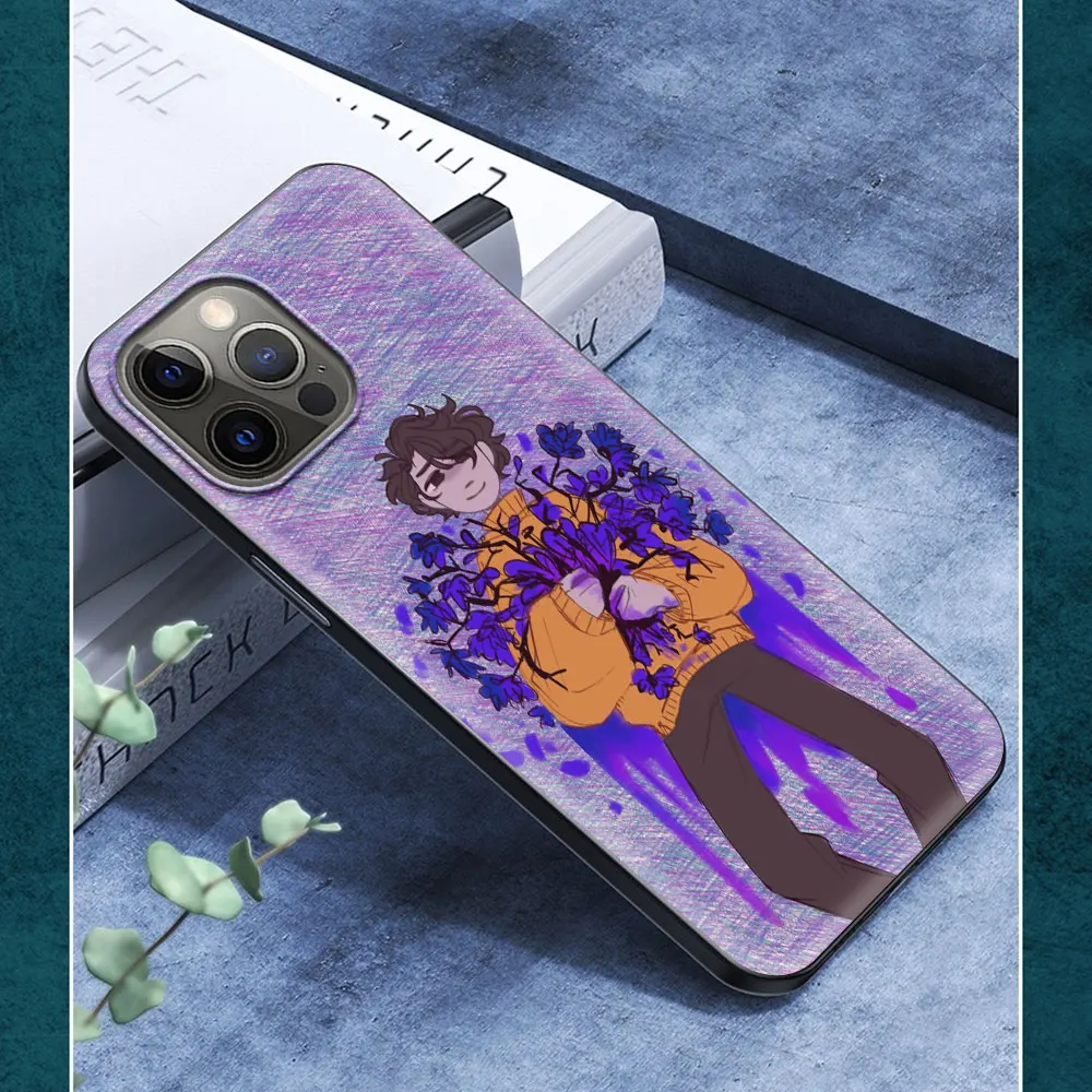 

Phone Case For iPhone 11 12 Pro XS Max 8 7 Plus X XR Silicone Soft TPU Black Shell Back Cover Coque Bag Cartoon Cute Dream Smp