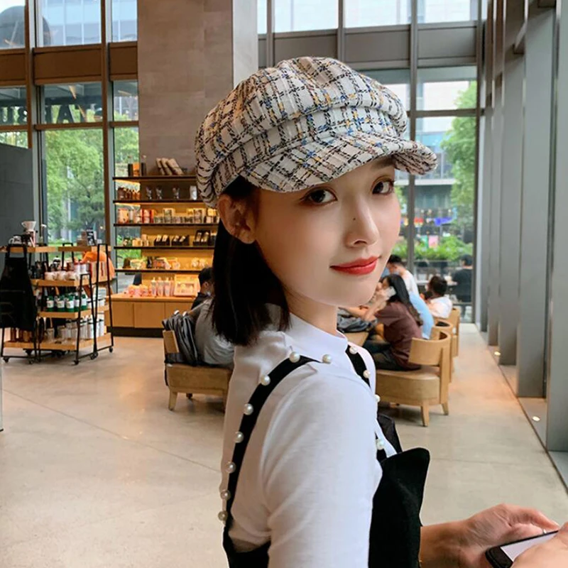 Берет DYLAOPAN Женский из чистой шерсти | Аксессуары для одежды