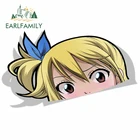 EARLFAMILY 13 см x 7,6 см для Люси сердцефилии Волшебный хвост большой головы аниме виниловые автомобильные стикеры JDM оконные наклейки автомобильные аксессуары