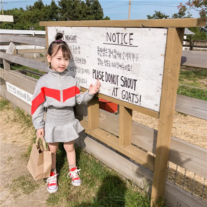 Новая модная детская одежда для маленьких девочек хлопковые Повседневные