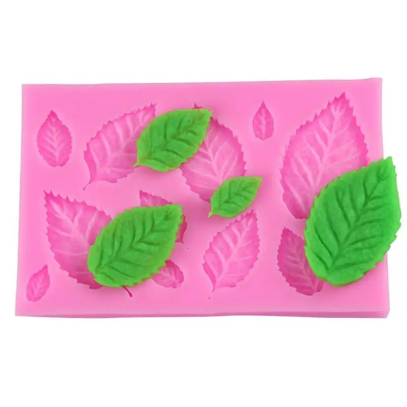 3d листья силиконовые формы помадка ремесло торт Конфеты Шоколад мастика ледяное