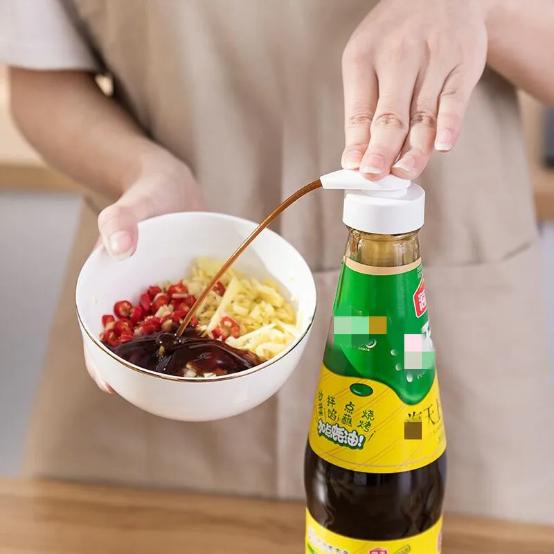 Householde easoning bottle автоматический диспенсер пластиковое сопло Oyster Sauce Pump Push-type