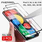 Защитное стекло для Google Pixel 3, 4, 3A, закаленное стекло, 2 упаковки