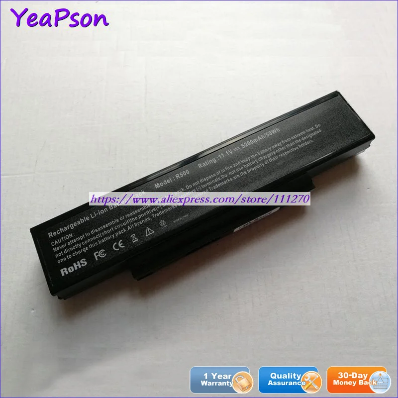 Yeapson 11 1 V 5200mAh подлинный LB62119E Аккумулятор для ноутбука Lg R500 S210-K.CBMAG S510 S510-X ноутбук