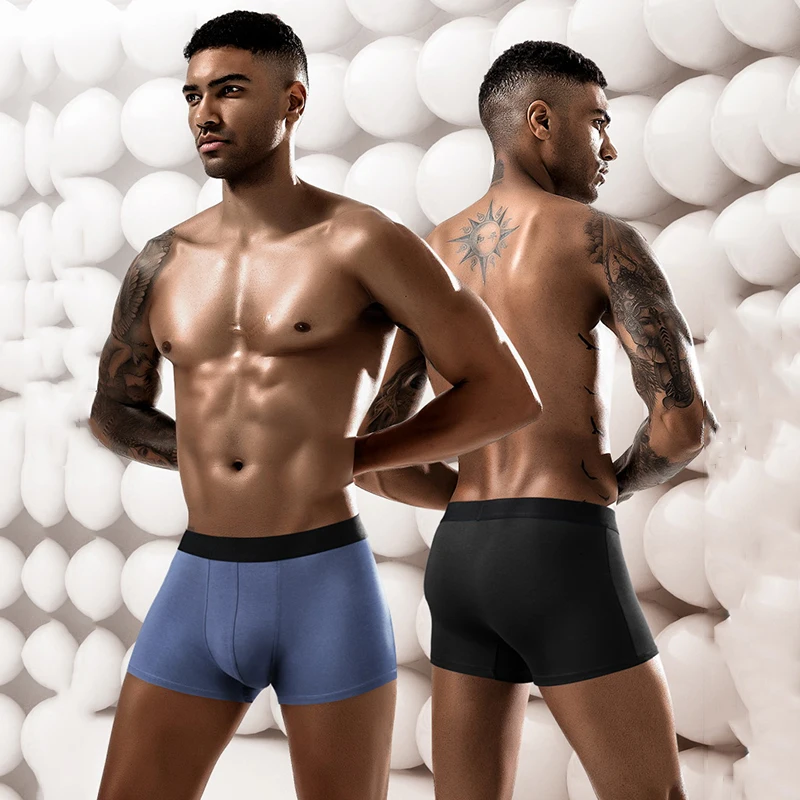 New High-End Men's Boxer Briefs Is Good Cotton Man Panties And Good Quality Undies Comfortable Men Underwear