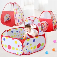 large children%e2%80%99s tent portable baby playpen ball pool balls pit crawling tunnel folding kids dry pool birthday gift xmas toys