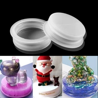 1pcs round ornament base silicone mold crystal doll base epoxy resin mould for diy crafts jewelry making accesscories supplies