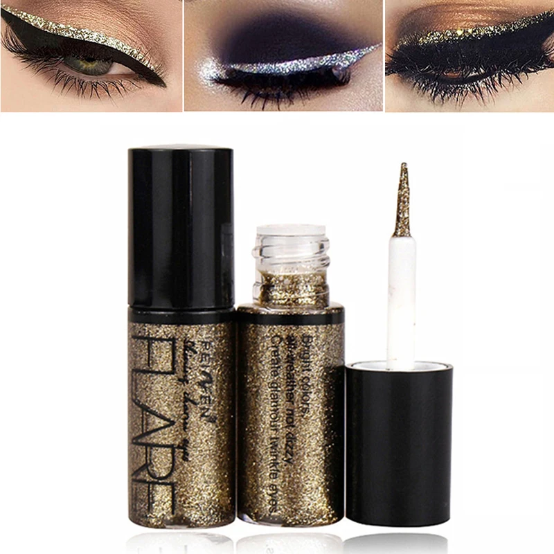 Новинка профессиональная блестящая подводка для глаз косметика женщин жидкая с