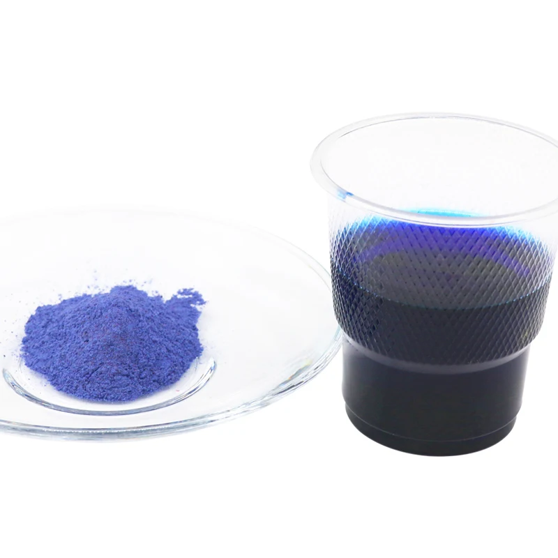 Акриловая краска кислотный порошок синего цвета прямые Текстильные красители