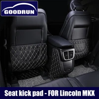 car seat back protector for lincoln mkx leather anti kick mat proof anti dirty easy clean interior car accessories protection