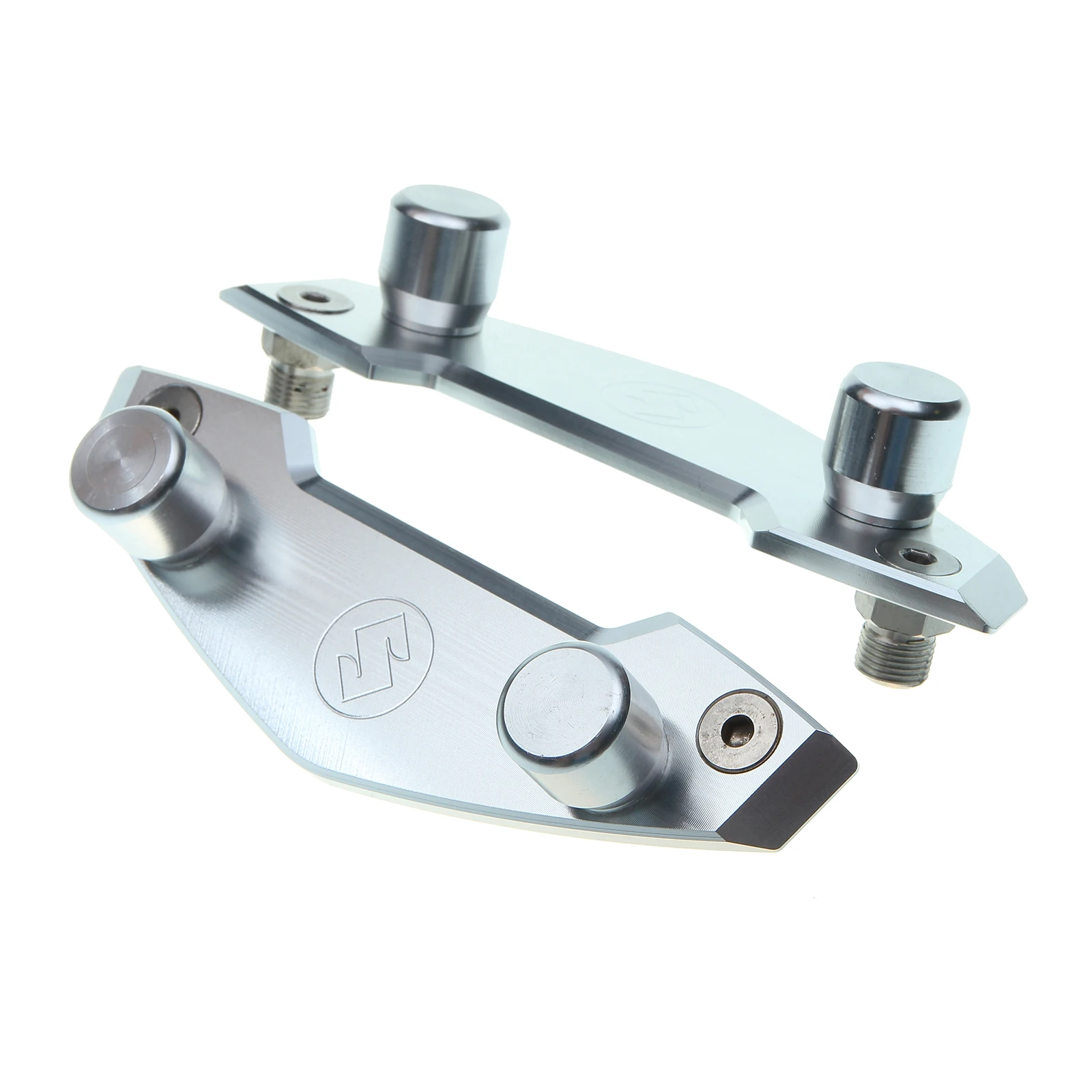 Silver BIKINGBOY слайдер двигателя для Suzuki GSF 600 750 1200 Bandit 96-04 03 GSXR 750 GSX-R 1100 защитная рамка Краш колодки чехол - Цвет: Silver