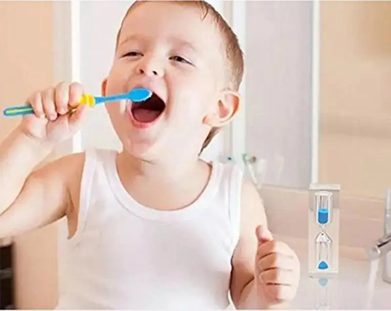 Часы 3 минуты песочные часы для чистки детей с таймером из смолы подарок