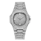 2021 мужские часы в стиле хип-хоп, роскошные кварцевые наручные часы с датой и фотоэлементами для женщин и мужчин, ювелирные изделия