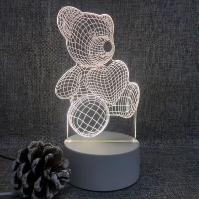 

2020 Newest 3D LED Lamp Creative Night Lights Novelty Illusion Night Lamp 3D Illusion Table Lamp For Home Decorative