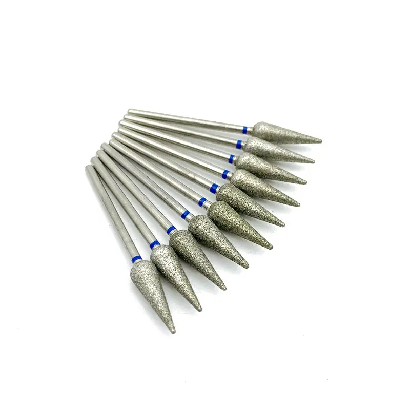 10 шт./компл. Стоматологическая деталь гальванизированная Алмазная точка