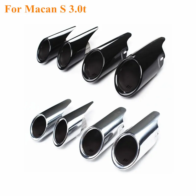 Пара наконечников глушителя наконечник выхлопной трубы для 14-18 Porsche Macan 2019