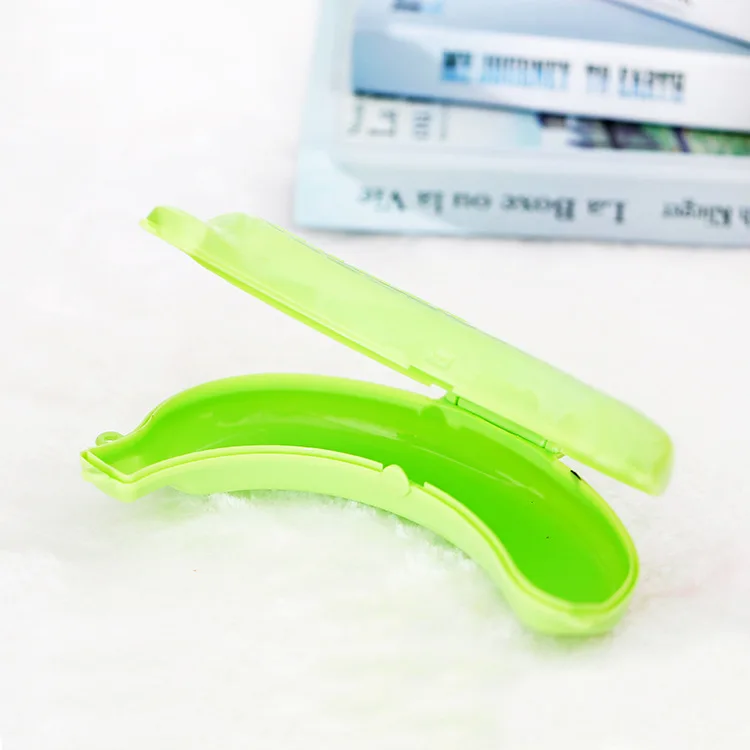 Высококачественный милый 3 цвета фрукт Банан протектор Коробка держатель Чехол Ланч контейнер для хранения