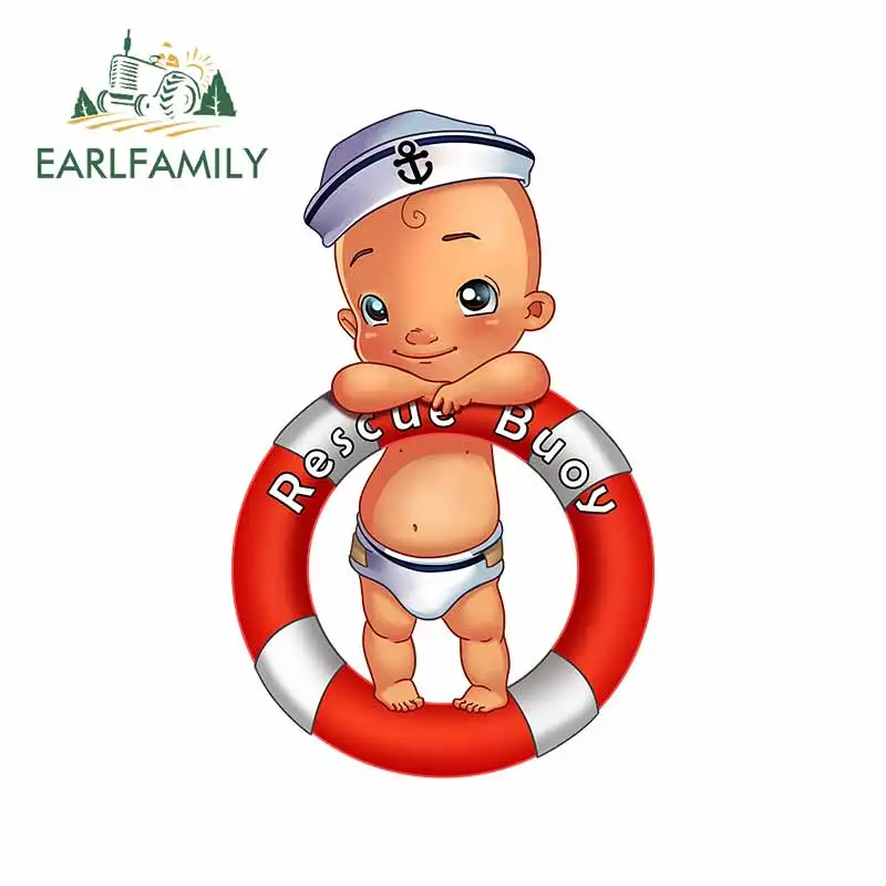 EARLFAMILY 13 см x 11 3 для спасательного буя водная армейская Детская Наклейка наклейки