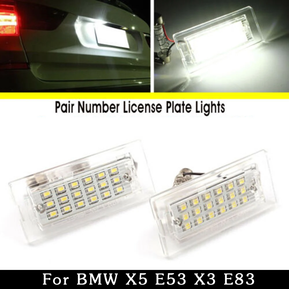 

2pcs License Plate Light High lumen 18 LED Super bright Error Free LED Lamp