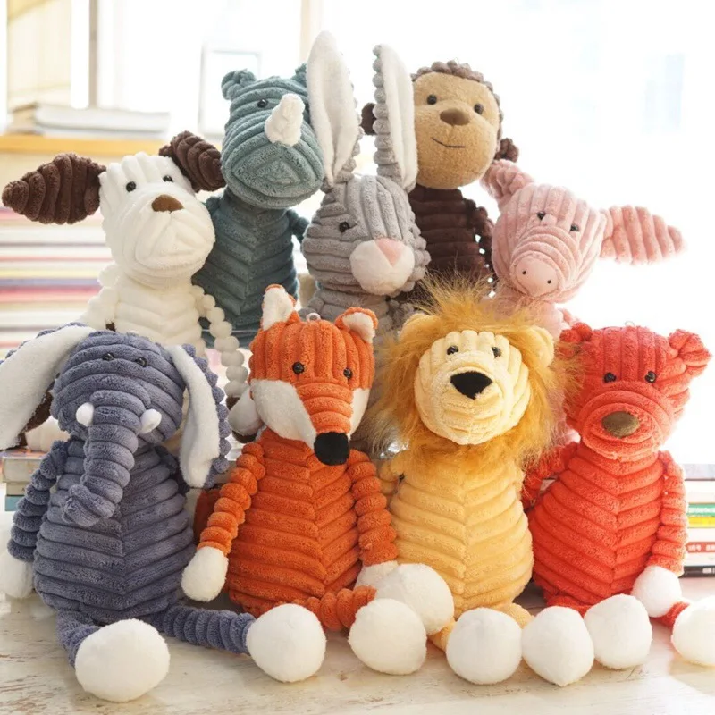 

Forest Animal Doll Lion Rabbit Pig Doll Rhino Elephant Plush Toy