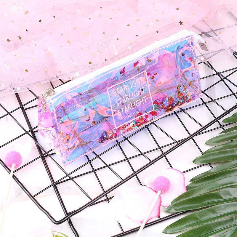 Водостойкая креативная ПВХ пластиковая крутая лазерная прозрачная блестящая