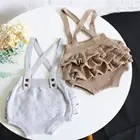 MILANCEL 2020 одежда для малышей Трикотажный боди для маленьких девочек; Однотонные шаровары для малышей; Мягкая Одежда для новорожденных