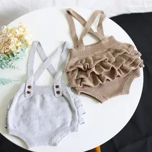 MILANCEL 2020 одежда для малышей Трикотажный боди для маленьких девочек; Однотонные шаровары для малышей; Мягкая Одежда для новорожденных