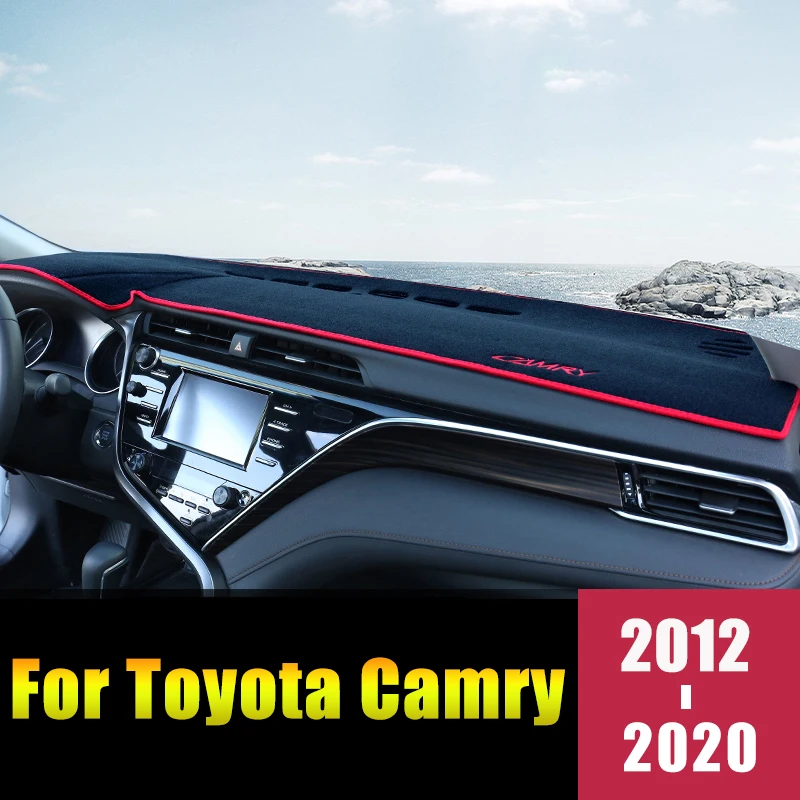 Для Toyota Camry 2012 2013 LHD приборной панели автомобиля крышка коврики Избегайте сенсорные панели защита внутренной стороны аксессуары