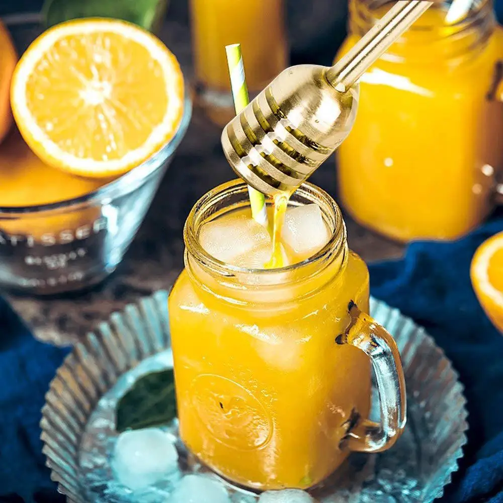 Добавка для меда из нержавеющей стали с длинной ручкой|Инструменты пчеловодства|