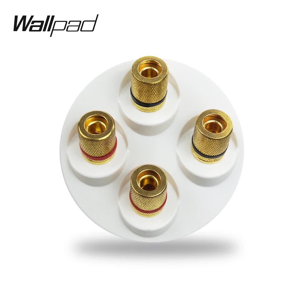 

5 цветов L6 аудио динамик Phono 4 Pin банан розетка Модуль Розетка проводка DIY Бесплатная комбинация