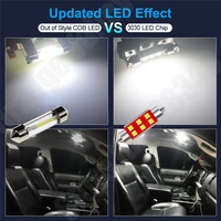 500Pcs Festoon C5W led 31 36 39 41 mm C10W led bulb 3030 6SMD reading lamp car Interior Light White DC 12V