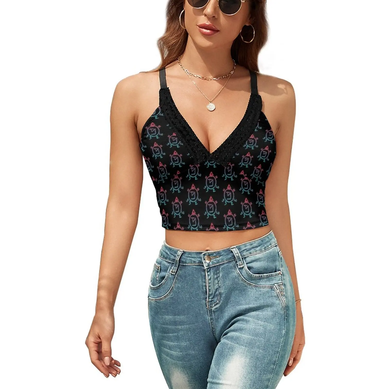 

Supernatural Tank Top Mini Sexy Lady Camisole Hot Fitness Custom Crop Top