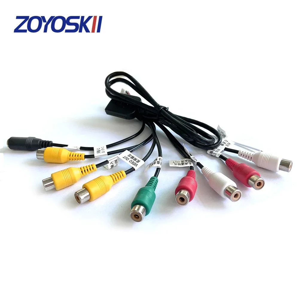 ZOYOSKII в наличии 8 PIN RCA Вход выходной кабель с SIM Слот разъём подачи внешнего сигнала