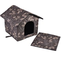 waterproof outdoor pet house thickened cat nest tent cabin pet bed tent cat kennel portable travel nest pet carrier wholesale