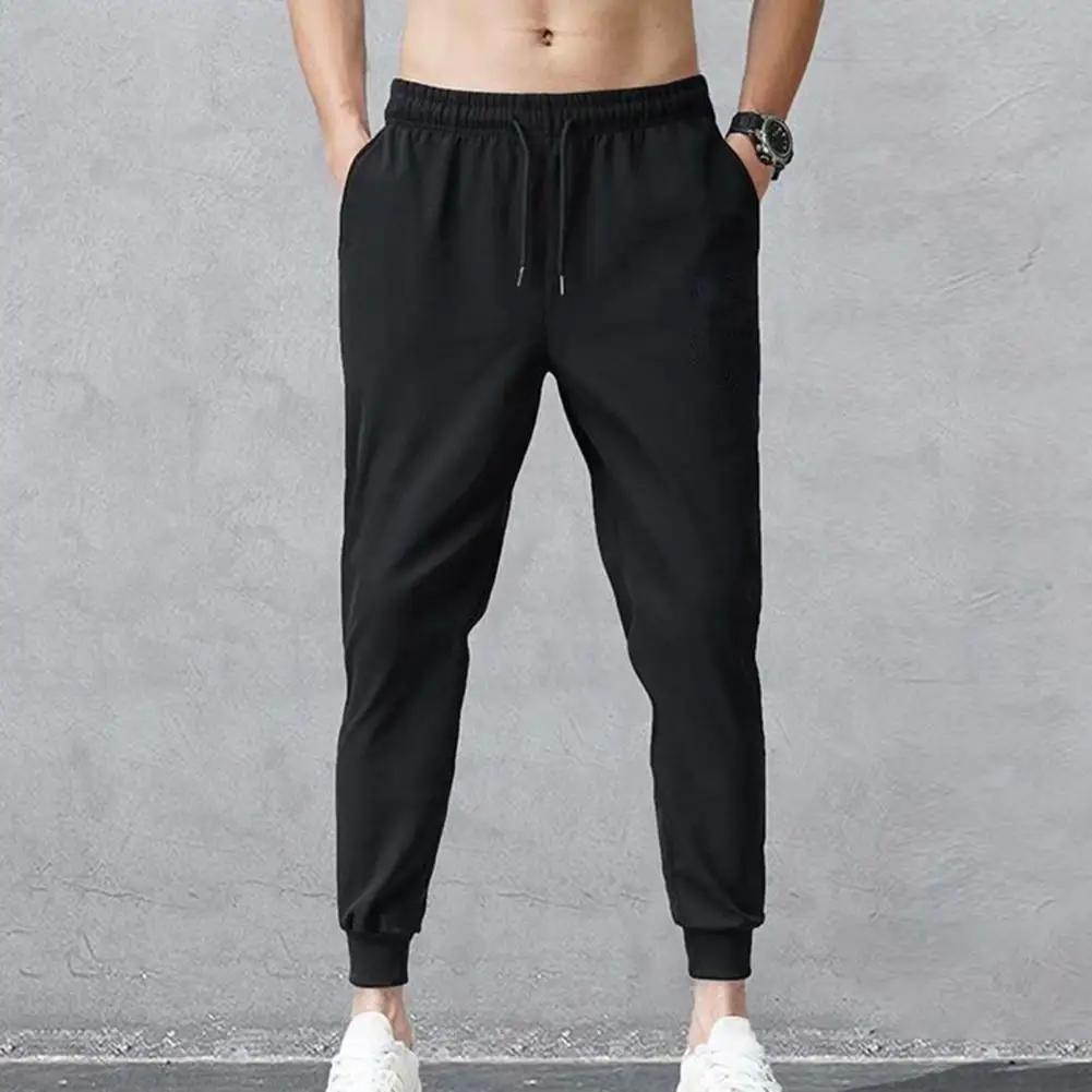 

Summer Men Trousers Adjustable Ankle-tied Summer Adjustable Men Trousers Sweatpants Summer Party Streetwear 2021
