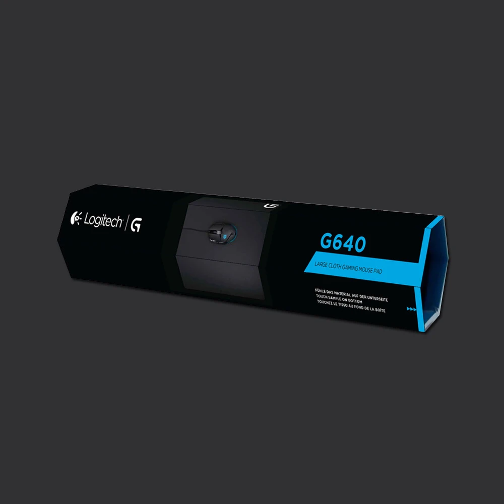 Игровой коврик для мыши Logitech G640 большой тканевый умеренно мягкий игровой