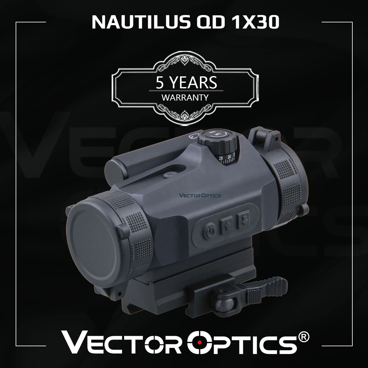 Векторная оптика Nautilus GenII QD 1x30 прицел с красной точкой для отражения зрения 3 MOA