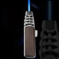 unusual turbo kitchen barbecue torch lighter camping survival jet visible gas butane cigar lighter mens gadgets