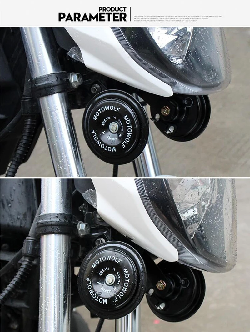 Moto сигнал для велосипеда 12V ВЧ бас дБ moto бараний рог Водонепроницаемый moto rcycle bocinas claxon moto для yamaha honda suzuki KTM CUCATI