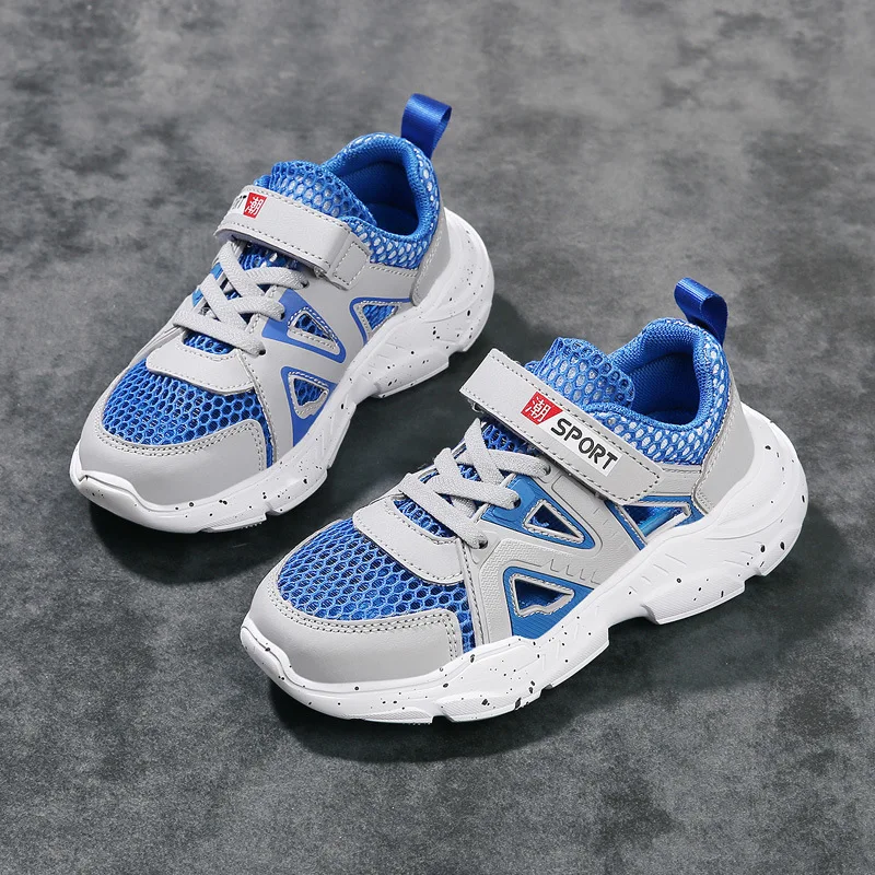 Детские сандалии новинка 2020 Детская сетчатая дышащая мягкая обувь модная для