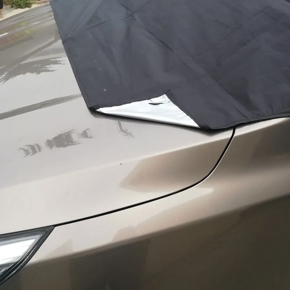 Winter Snow Blocker Magnetic Windshield Cover Car Rain/Frost/Snow Shield Anti-Freeze Half Front Glass Block | Автомобили и