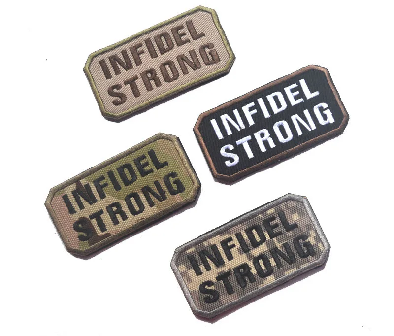 Прочная нашивка infidel армейские военные нашивки армии сша ACU тактические вышитые