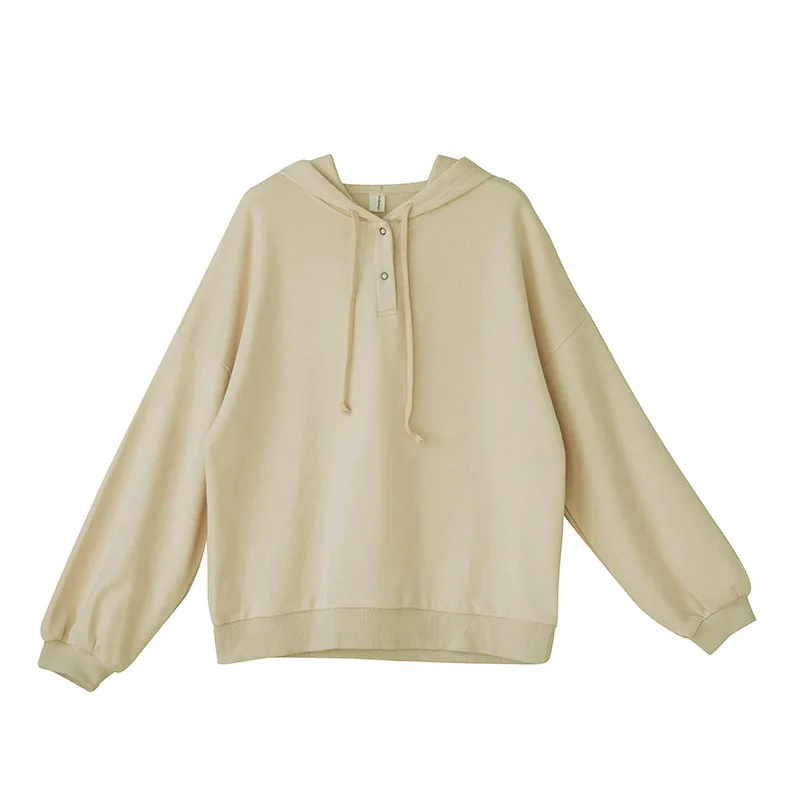 

2021 Европейская и американская Высококачественная мягкая женская Повседневная модная Толстовка с длинным рукавом